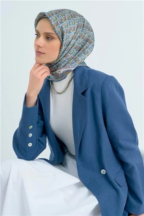 Armine Saf Ipek Twill Eşarp 9518D 33