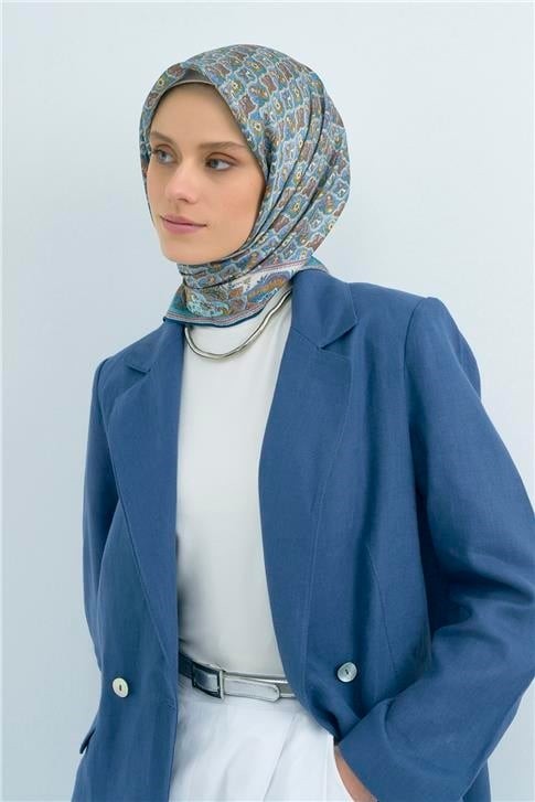 Armine Saf Ipek Twill Eşarp 9518D 33 görsel 2