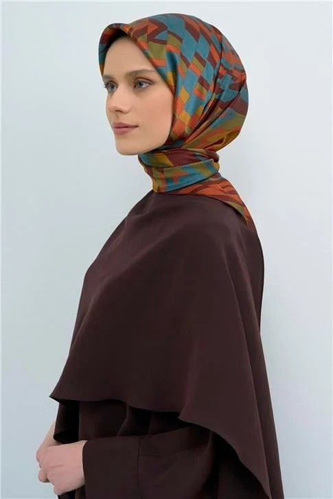 Armine Saf Ipek Twill Eşarp 9507D 82 görsel 3