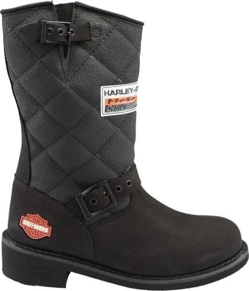 Harley Davidson Laconıa 644 Black (Siyah) Yağlı Deri Kadın Günlük
