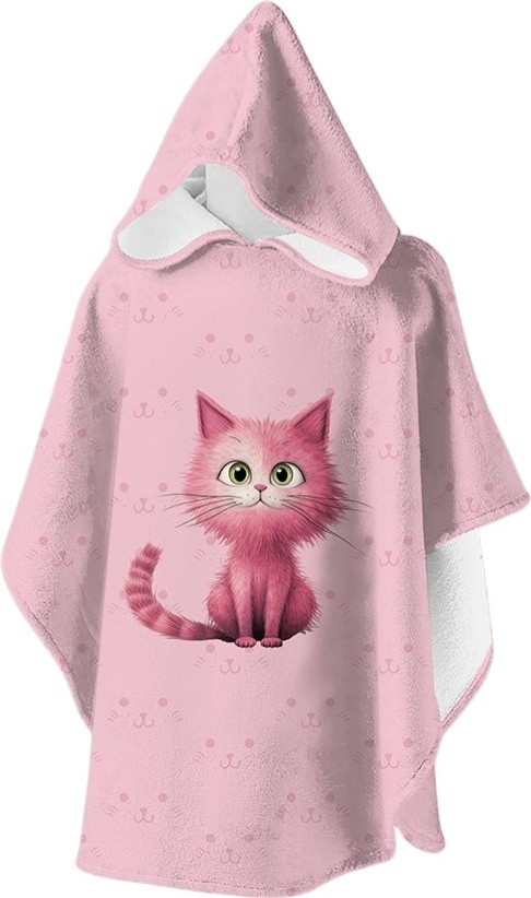 Slipstop Kiki Poncho Pembe Çocuk Panço