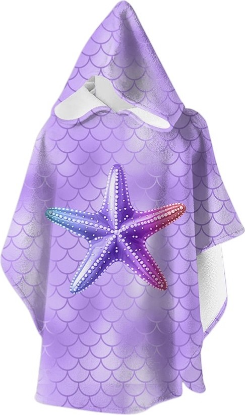 Slipstop Delicate Poncho Mor Çocuk Panço