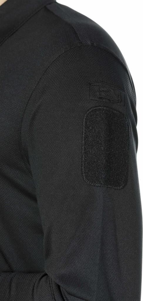 Single Sword Bisiklet Yaka Tam Kol Basic&Taktik Yetişkin T - shirt - Beden: M | Renk: Siyah görsel 3