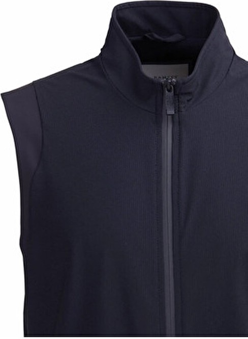 Ramsey Lacivert Regular Fit Dik Yaka Casual Dokuma Spor Yelek görsel 7