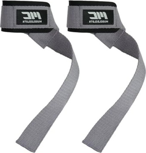 Die Grup Gri Renkli Padded Lifting Straps, Güçlü Destek