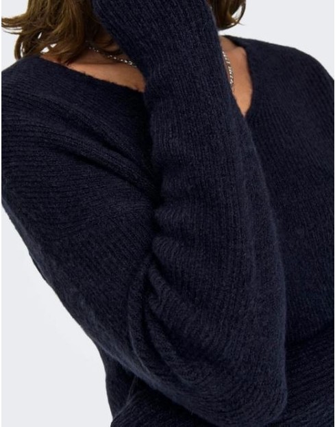 Only Kadın Onlcamılla V-Neck L/s Kahverengi Kazak - 15204588 görsel 4