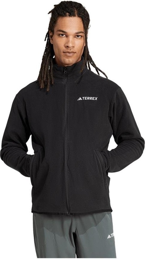 adidas Erkek Siyah Ceket MT ESS FZ FL JP0795 görsel 5