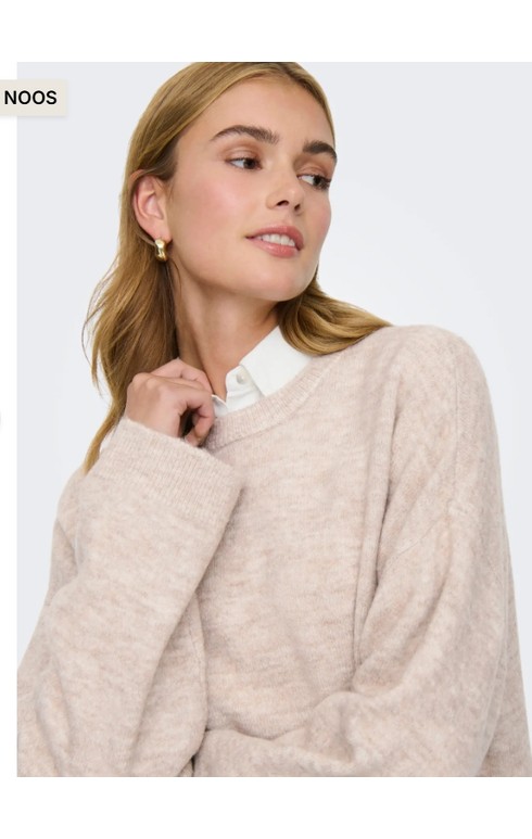 Only Kadın Onlsımonı L/s O-Neck Kazak - 15368976 görsel 3