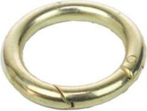 Orhan Çanta Yaylı Çanta Halkası Mekanizmalı Halka 2.7 cm - 10 Adet Gold görsel 2