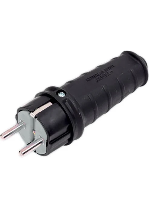 Resim Khi-Zai Kauçuk 1 x 16 A Topraklı Erkek Fiş 220V 