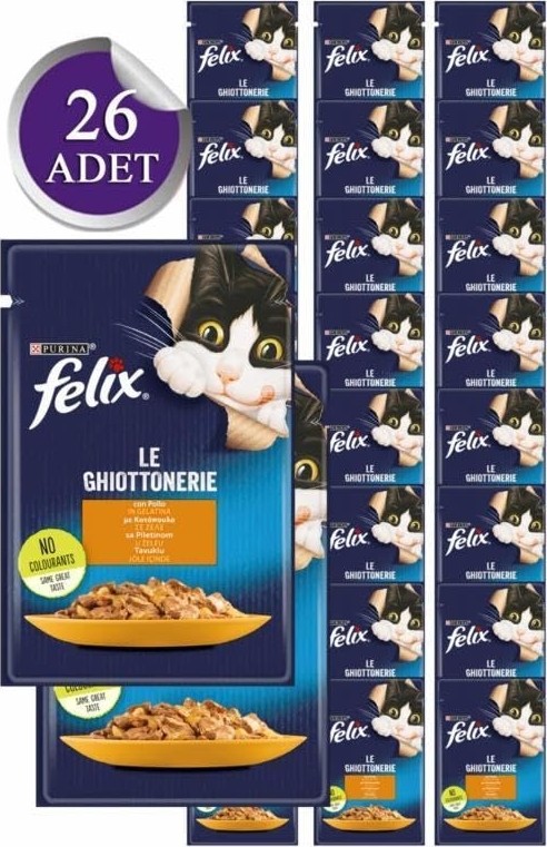 Die Grup Tavuk Etli Kedi Yaş (26 x 85 Gr) görsel 3