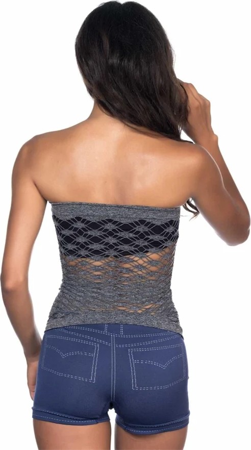 Fantastik Store Arias Closet Gri Mı Emay 5034 Fantazi Büstiyer Atlet Korse görsel 2
