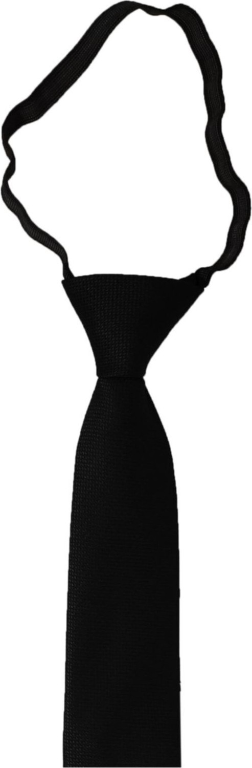 BLC Basic Line Co. Lacivert Renk Lastikli Hazır Bağlanmış 6 cm Genişliğinde Armürlü Kravat görsel 6
