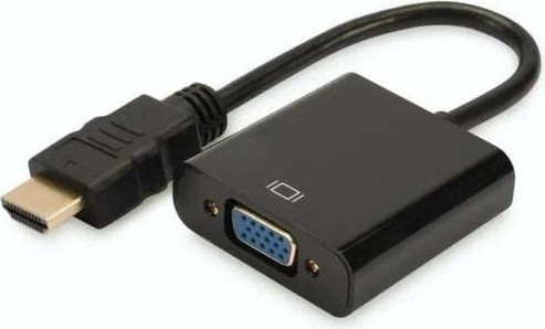 Die Grup Sanec HDMI To VGA Kablo Çevirici Dönüştürücü Görüntü Siyah