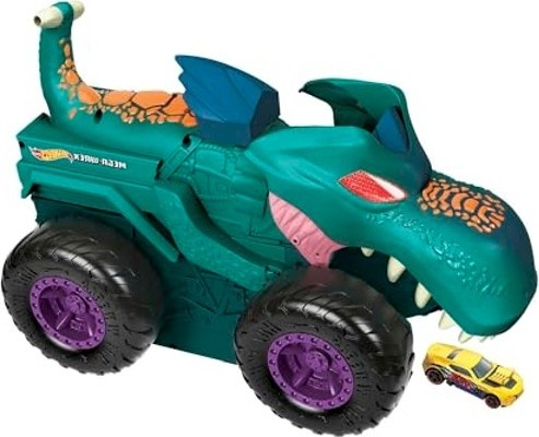 Aesco Mega Wrex Temalı Araba Yiyen Monster Trucks Oyuncak Seti