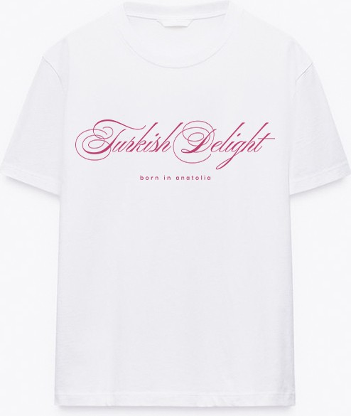 Losebro Turkish Delight Baskılı Kadın T-Shirt