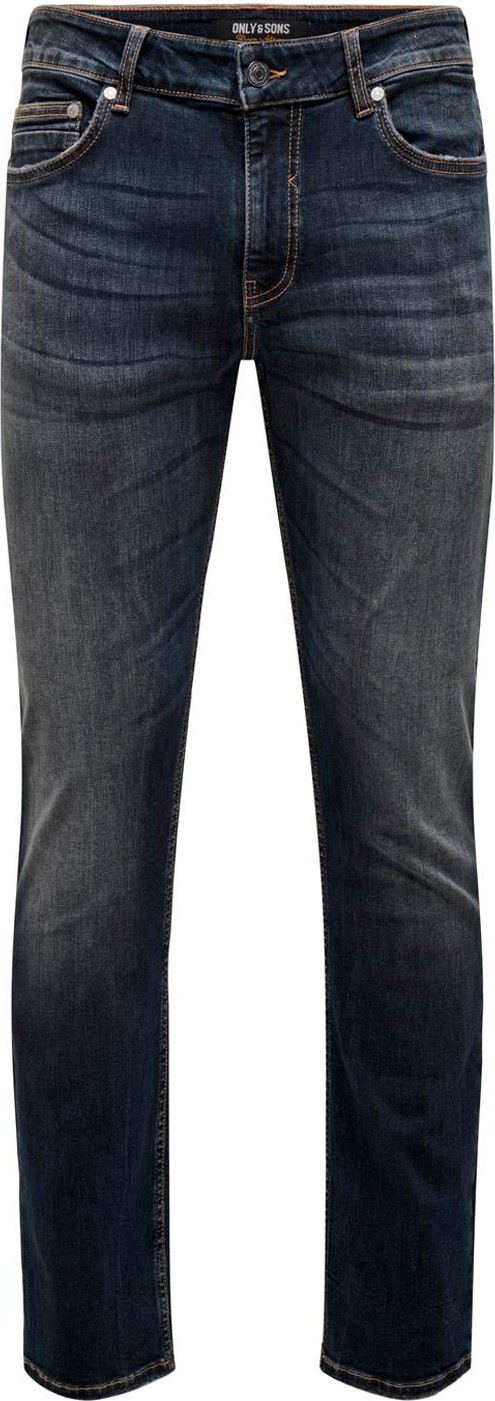 Only & Sons Normal Bel Dar Lacivert Erkek Denim Pantolon Onsloom Slım Ebony 0366 Dot Dnm Noo