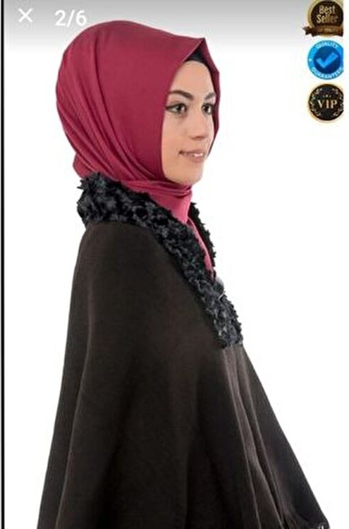 armıza Kadın Siyah Kışlık ve Mevsimlik Omuz Şalı Çok Yumuşak Akrilik Kumaş Düz Desen 70 x 180 cm görsel 3