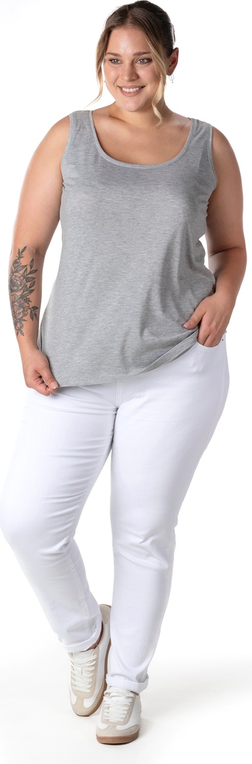 Stil Diva Büyük Beden Sıfır Kol Basic Atlet 1097164