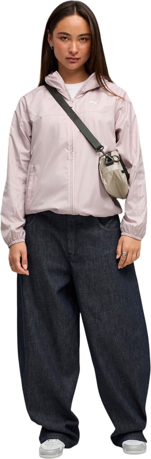 Puma Ess Regular Windbreaker Pembe-Beyaz Kadın Rüzgarlık görsel 3