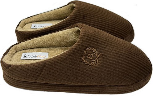 Shoemio Bogart Acı Kahve Erkek Ev Terliği görsel 2