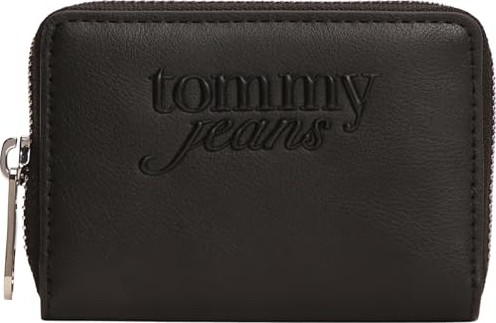 1001 Tommy Hilfiger Tjw Must Small Za Kadın Fermuarlı Cüzdan Black Os görsel 2