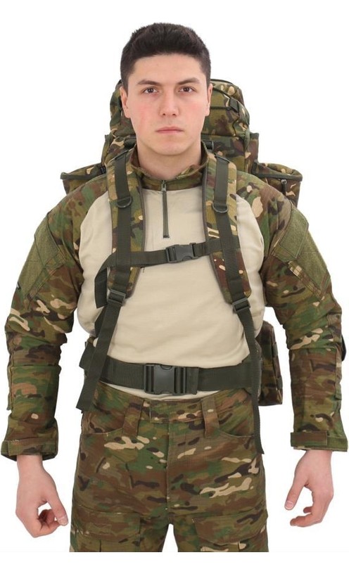 Single Sword Bordo - Tropik Pembe 100+10L Su Geçirmez Outdoor Taktik Kamp Çantası - Standart Kullanım - Renk: JAN görsel 8