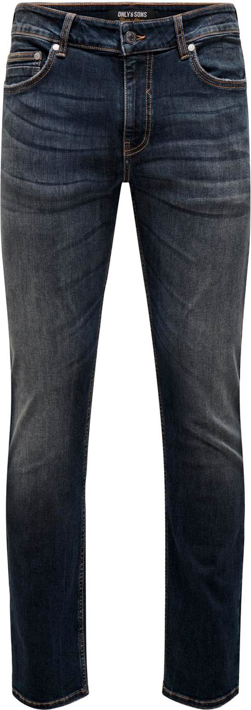 Only & Sons Normal Bel Slim Fit Açık Lacivert Erkek Denim Pantolon Onsloom Slım Ebony 0366 Dot Dnm Noo