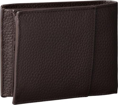1001 Foil Emboss Trifold W/card Erkek Cüzdan Ck Dark Brown Tek Beden görsel 3