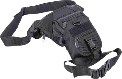 Die Grup Tactical Siyah Özel Bölmeli Silah Taşıma Çantası 27CMX21CM Bel ve Bacak Çantası