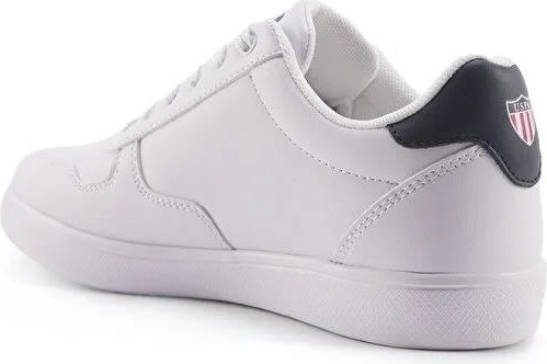 U.S. Polo Assn. Thunder 5fx Erkek Günlük Ayakkabı Suni Deri Düz Taban Beyaz Renk görsel 3
