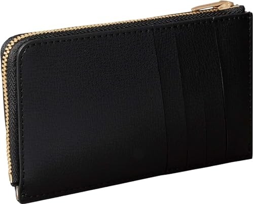1001 Foil Logo Top Zip Cardcase Kadın Cüzdan Black/toasted Coconut Tek Beden görsel 3