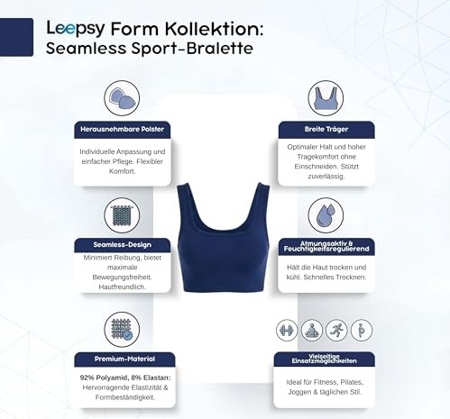 Form Bralet - Seamless Sporcu Bralet görsel 3