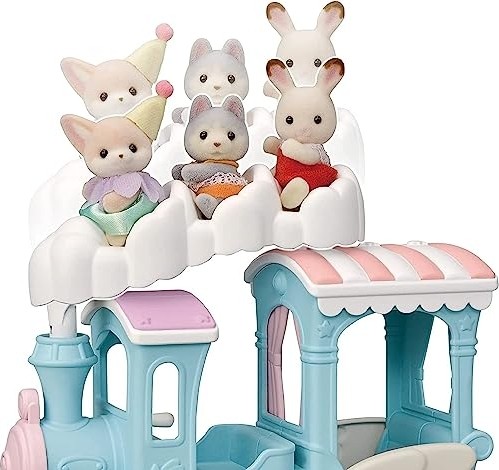Aesco Sylvanian Families Uçan Bulutlu Gökkuşağı Treni 5702 görsel 3