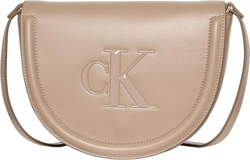 1001 Bold Ck Saddle Crossbody Kadın Çapraz Askılı Çanta Desert Taupe Os görsel 2