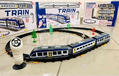 Aesco Giffy/uzaktan Kumandalı Manyetik Hız Treni Sesli Işıklı Pilli Mıknatıs Bağlantılı 39 Parça Pilli Demiryolu Tren Set