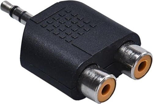 Aesco 2 Rca Stereo Çevirici 2 Rca Aux Çevirici 3.5 mm Aux Rca Çevirici görsel 2