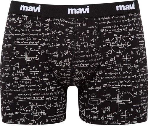 Mavi Baskılı Siyah Boxer 0910049-85857 görsel 7