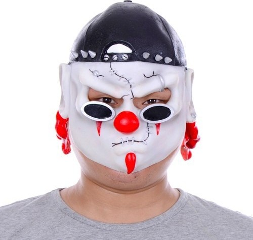 TeknoKapsül Lateks Şapkalı Gözlüklü Beyaz Maske