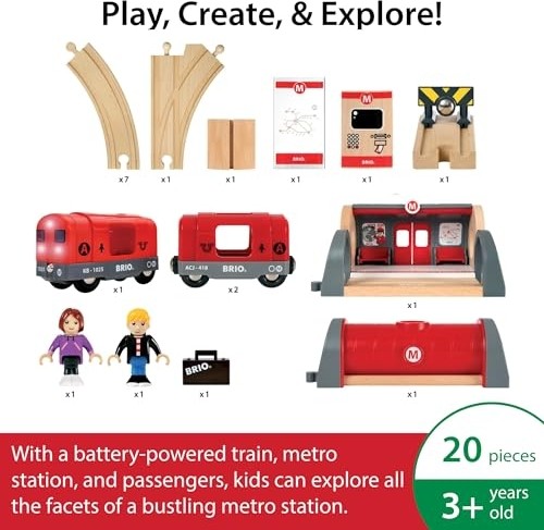 Aesco - 33513 Metro Railway Set görsel 5