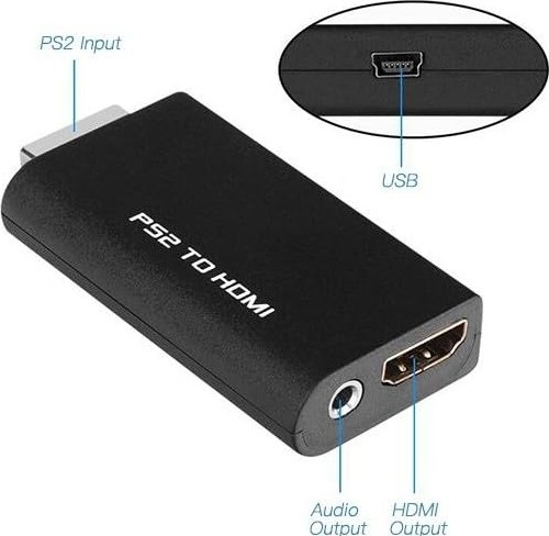 Aesco Lunatic 4650 Ps2 To HDMI Tv Kablosu Çevirici Dönüştürücü Adaptör görsel 3