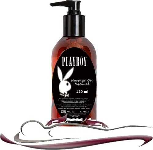 TeknoKapsül Playboy Natural Massage Oil 120 ml Kokusuz Erkek Vücut Masaj Yağı