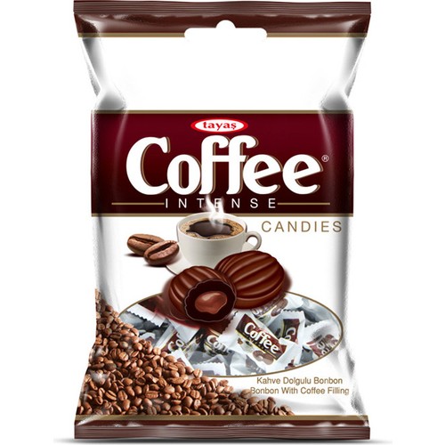 Tayaş Coffee Intense Kahve Aromalı Sert Şeker 1 Kg Poşetli