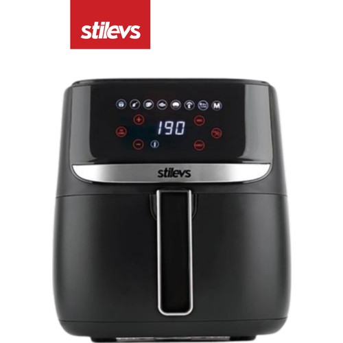 Stilevs Airtron AF-700 Airfryer Sıcak Hava Fritözü Siyah&Gümüş