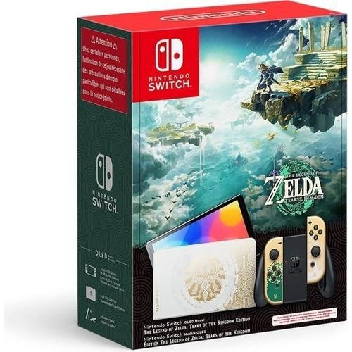 Nintendo Switch OLED Model Konsol Zelda Tears Of The Kingdom Limited Edition