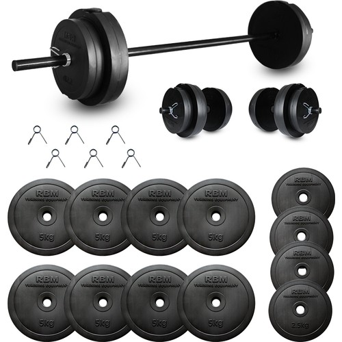 Dambıl 55 kg Dambıl Seti (Dumbell) Ağırlık Seti Özel Materyal ile Dayanıklı Tasarım