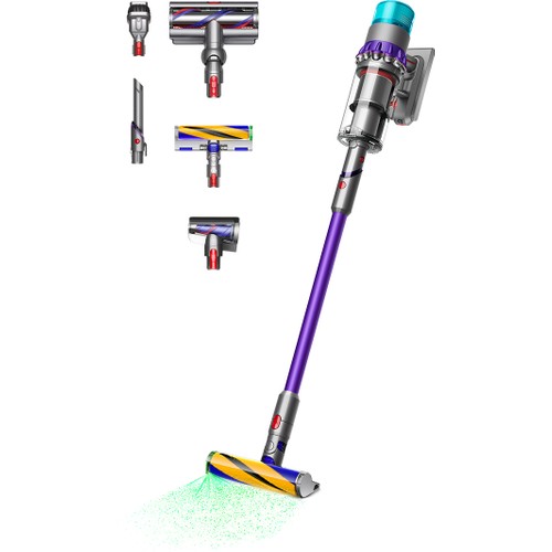 Dyson Gen5detect™ Absolute Kablosuz Süpürge 500 W Mor/Gri HEPA Filtreli Dikey Kullanım