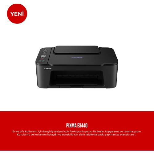 Canon Pixma E3640 Yazıcı/Tarayıcı/Fotokopi/Kartuşlu Yazıcı