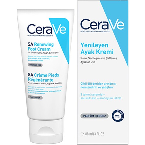 CeraVe Yenileyen Ayak Kremi Kuru ve Sert Ayaklar İçin 88 ml Parfümsüz Formül