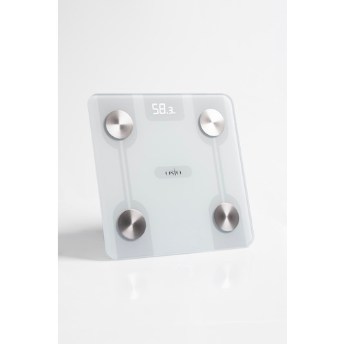 Osio Fit Akıllı Bluetooth Tartı Vücut Yağ Analiz Özellikli Malzeme LCD Ekran ile